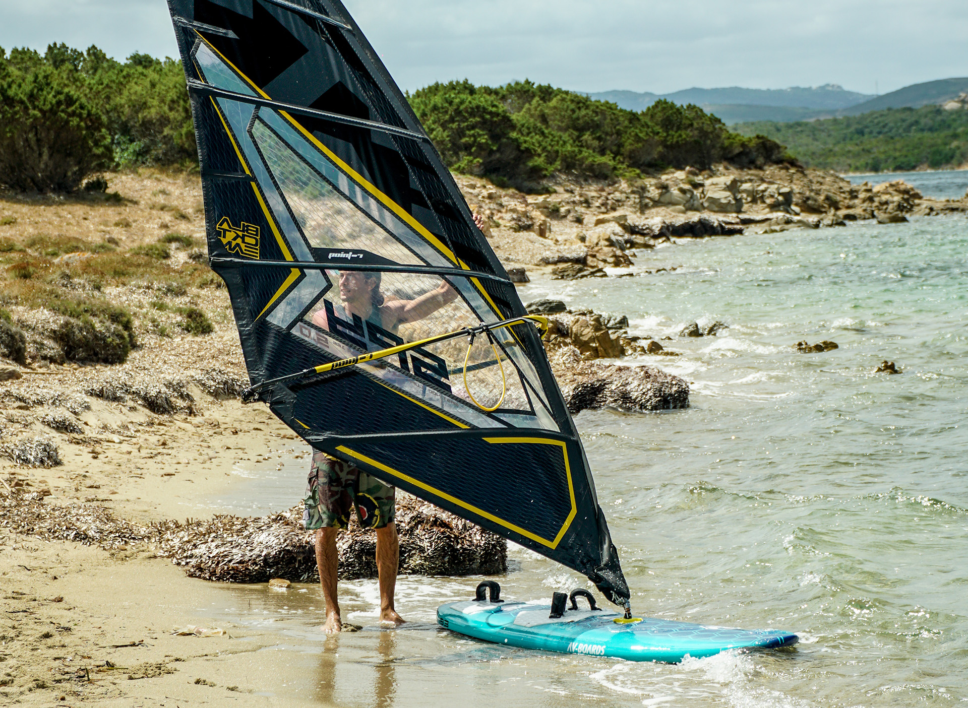 black obrazek spy point7 wave windsurfing karlin